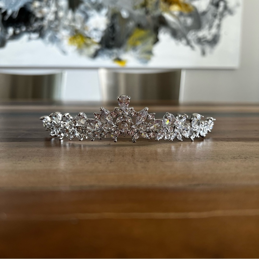 Bridal crown tiara headband